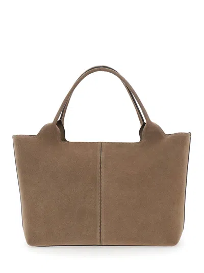 Tod's Ebr Due Manici Mini In Brown