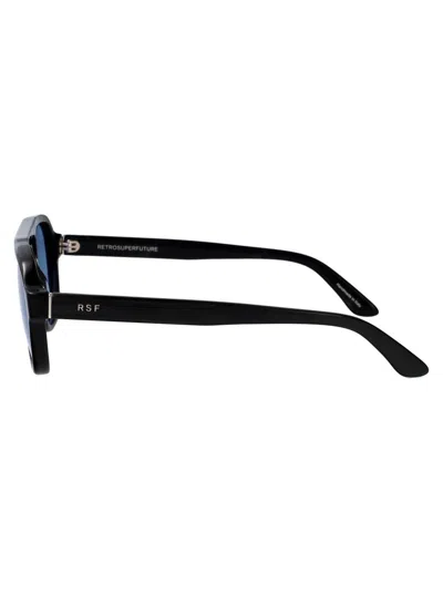 Retrosuperfuture Black Cat Acetate Sunglasses In Blue