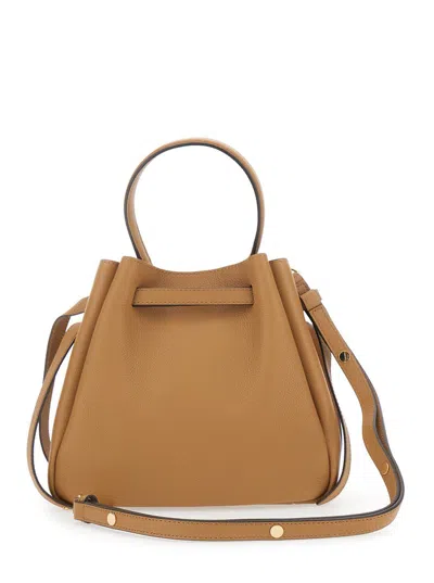 Tory Burch Tiramisu Romy Bucket Bag In Brown
