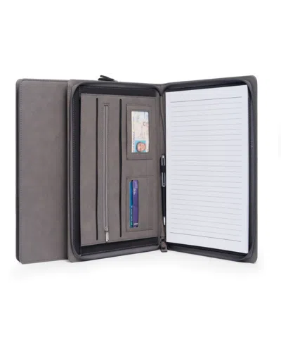 Bey-berk Business Padfolio In Gray