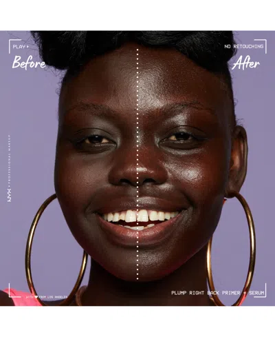 Nyx Professional Makeup Plump Right Back Electrolytes Plumping Primer Serum - 1.01 oz In Transparent