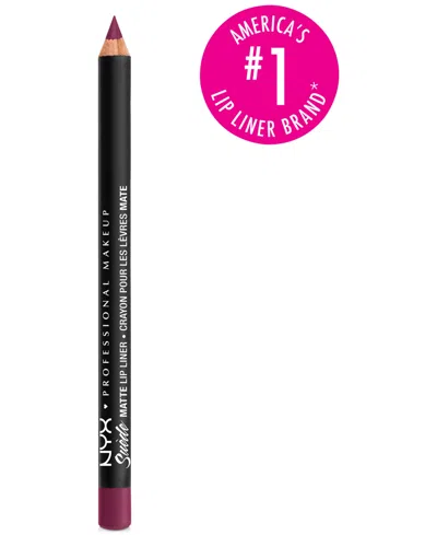 Nyx Professional Makeup Suede Matte Lip Liner In Purple