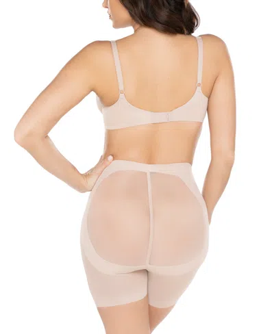 Miraclesuit Women's Sexy Sheer Extra Firm Rear Lift Boy Short 2776 In Neutral