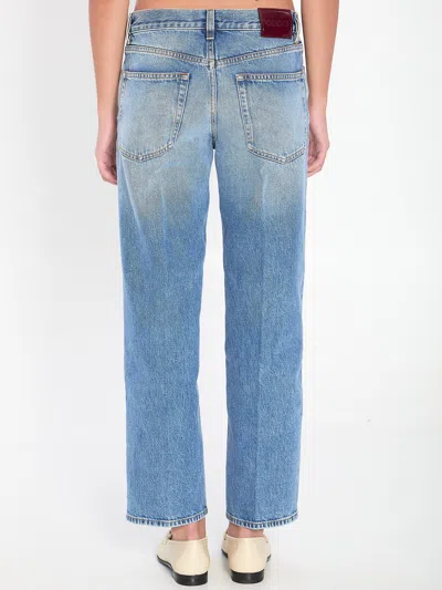 Gucci 5-pocket Straight-leg Jeans In Blue