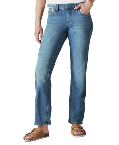 Lucky Brand Women's Knd Easy Rider Boot Denim Pants In Blue