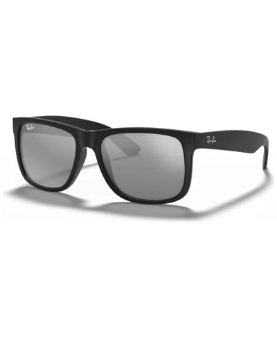 Ray Ban Unisex Low Bridge Fit Sunglasses, Rb4165f Justin Color Mix In Black