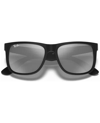 Ray Ban Unisex Low Bridge Fit Sunglasses, Rb4165f Justin Color Mix In Black