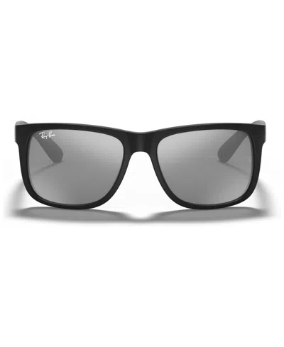 Ray Ban Unisex Low Bridge Fit Sunglasses, Rb4165f Justin Color Mix In Black
