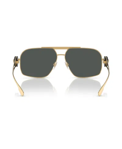 Versace Medusa Pilot-frame Sunglasses In Gray