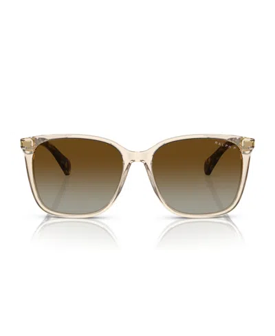 Ralph Lauren Women's Polarized Sunglasses, Ra529356-yp In Brown