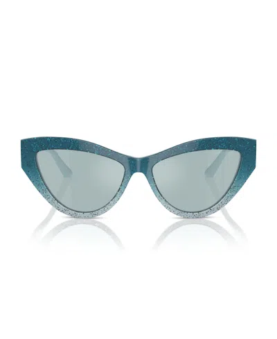 Jimmy Choo Woman Sunglasses Jc5004 In Blue