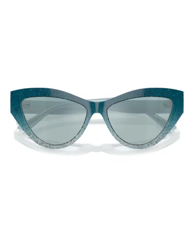Jimmy Choo Woman Sunglasses Jc5004 In Blue