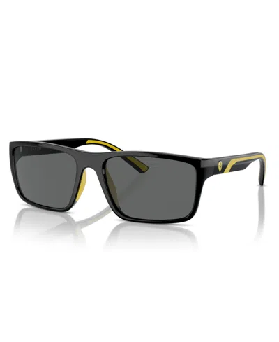 Scuderia Ferrari Men's Sunglasses, Fz6003u In Black
