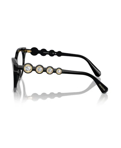 Swarovski Women's Eyeglasses, Sk2025 In Black
