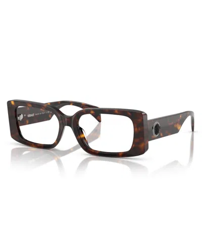 Versace Women's Eyeglasses, Ve3362u In Brown