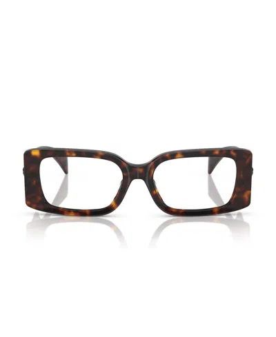 Versace Women's Eyeglasses, Ve3362u In Brown