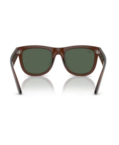 Ray Ban Ray-ban Womens Brown Rbr0502s Wayfarer Reverse Square-frame Injected Sunglasses In Brown