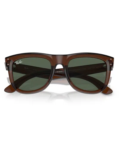 Ray Ban Ray-ban Womens Brown Rbr0502s Wayfarer Reverse Square-frame Injected Sunglasses In Brown