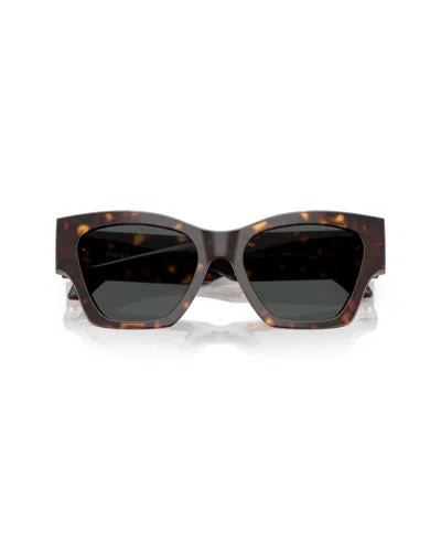 Versace Women's Large Sunglasses, Ve4492u In Brown