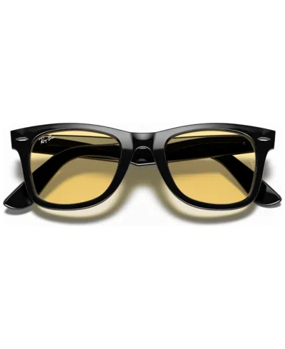 Ray Ban Unisex Low Bridge Fit Sunglasses, Rb2140f 52 In Black