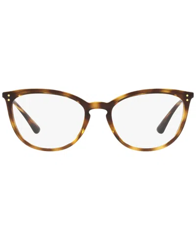 Vogue Eyewear Women's Cat Eye Eyeglasses, Vo527653-o In Brown