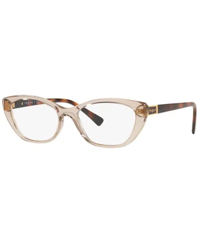 Vogue Eyewear Vo5425b Women's Oval Eyeglasses In Brown