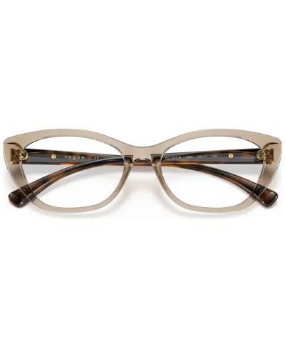 Vogue Eyewear Vo5425b Women's Oval Eyeglasses In Brown