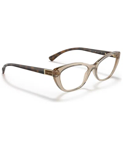 Vogue Eyewear Vo5425b Women's Oval Eyeglasses In Brown