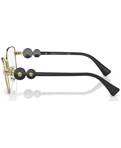 Versace Women's Cat Eye Eyeglasses, Ve128455-o In Gold