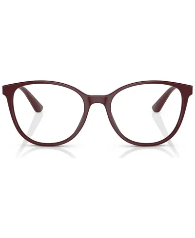 Dolce & Gabbana Women's Butterfly Eyeglasses, Dg336352-o In Brown