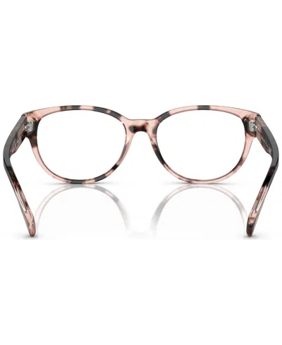Ralph Lauren Women's Oval Eyeglasses, Ra7151 54 In Pink