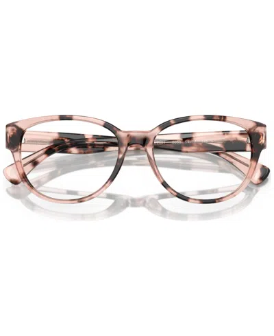 Ralph Lauren Women's Oval Eyeglasses, Ra7151 54 In Pink