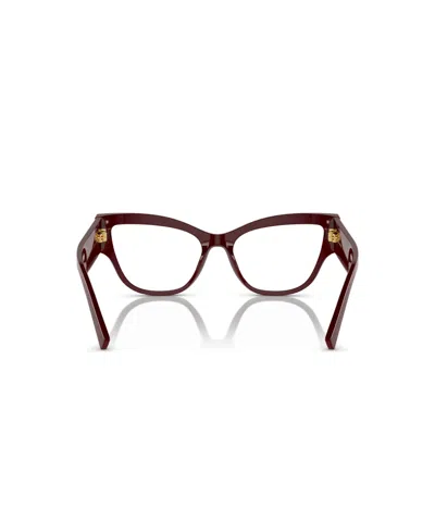 Dolce & Gabbana Women's Eyeglasses, Dg3378 In Brown
