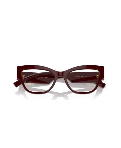 Dolce & Gabbana Women's Eyeglasses, Dg3378 In Brown