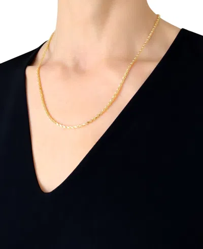 Italian Gold Forza Rope Chain 28" Necklace (2-3/4mm) In 14k Gold In Gold