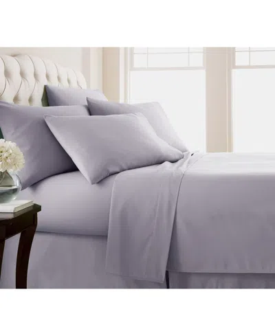 Southshore Fine Linens Adjustable Mattress 7-pc. Sheet Set, Split King In Purple