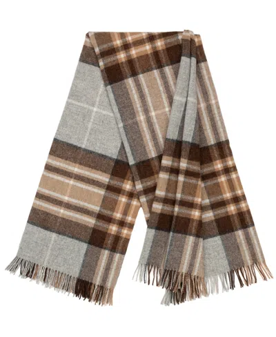 Prince Of Scots Highland Tweeds Shetland Lambswool Throw, 55 " X 72"
