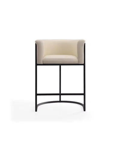 Manhattan Comfort Cosmopolitan Leatherette Upholstered Counter Stool In Multi