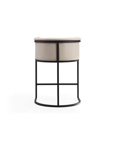 Manhattan Comfort Cosmopolitan Leatherette Upholstered Counter Stool In Multi