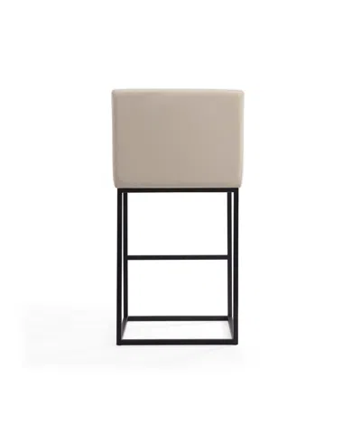 Manhattan Comfort Ambassador Leatherette Upholstered Barstool In Multi