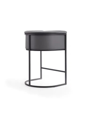 Manhattan Comfort Cosmopolitan Leatherette Upholstered Counter Stool In Multi