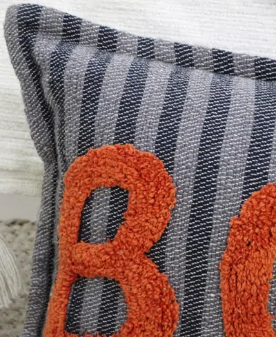 Vibhsa Halloween Boo Decorative Pillow, 24" X 14"