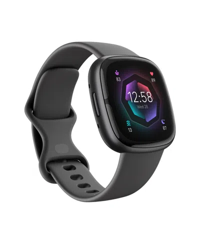 Fitbit Sense 2 Shadow Gray Graphite Smartwatch, 39mm In Black