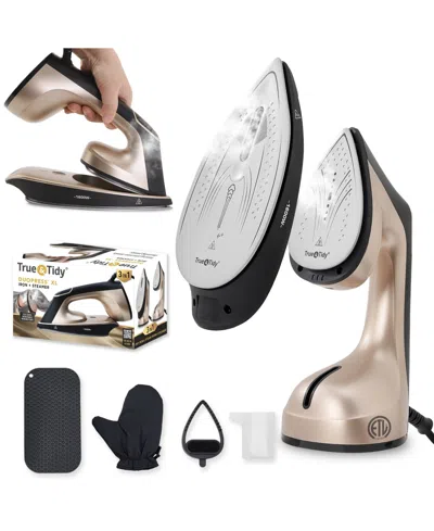 True & Tidy Duopress Xl Iron And Steamer In White