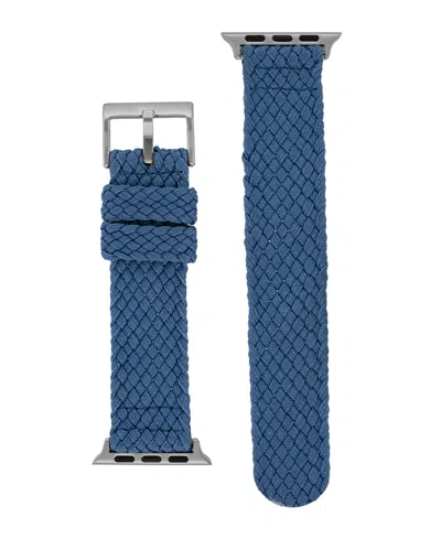 Withit Blue Woven Perlon Band Designed For Apple Watch 42mm (series 10) & 38/40/41mm In Blue