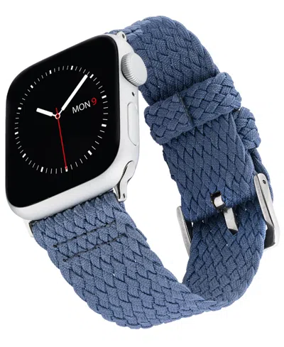 Withit Blue Woven Perlon Band Designed For Apple Watch 42mm (series 10) & 38/40/41mm In Blue