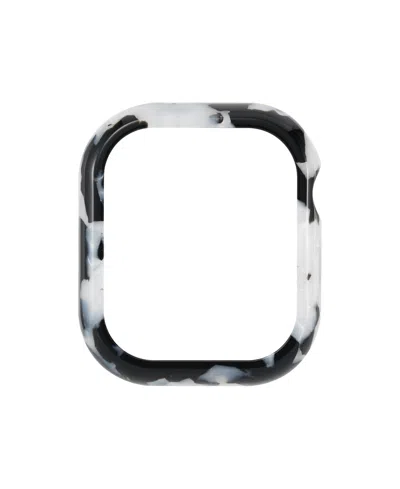 Anne Klein Women's Black And White Acetate Protective Case Designed For 40mm Apple Watch In Multi