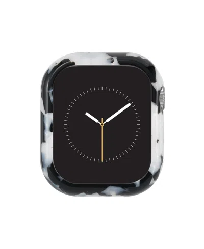 Anne Klein Women's Black And White Acetate Protective Case Designed For 40mm Apple Watch In Multi