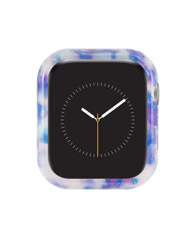 Anne Klein Women's Blue Acetate Protective Case Designed For 40mm Apple Watch In Blue