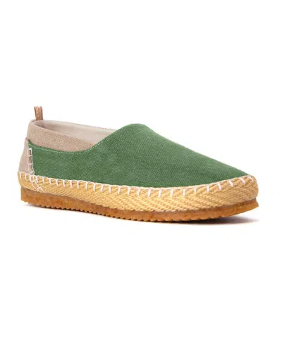 Stardog Loungewear Women's Clementine Slip-on Organic Hemp Canvas Espadrille-inspired Shoes In Green